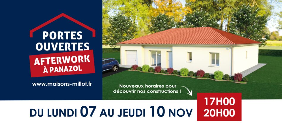 PORTES OUVERTES – AFTERWORK du lundi 07 au jeudi 10 novembre 