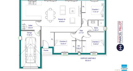 Royères Maison neuve - 2134917-3290modele820190128R27SB.jpeg Maisons Millot