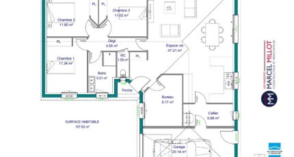 Saint-Martin-Terressus Maison neuve - 2307502-3290modele820190130X4PST.jpeg Maisons Millot