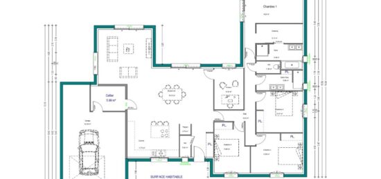 Maison neuve à , Haute-Vienne